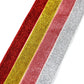 10M velvet ribbon with glitter