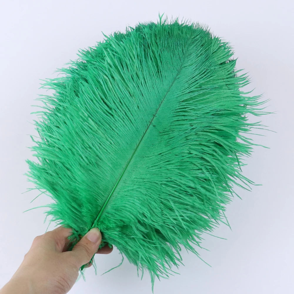 Färgade Strutsfjädrar 15-35cm