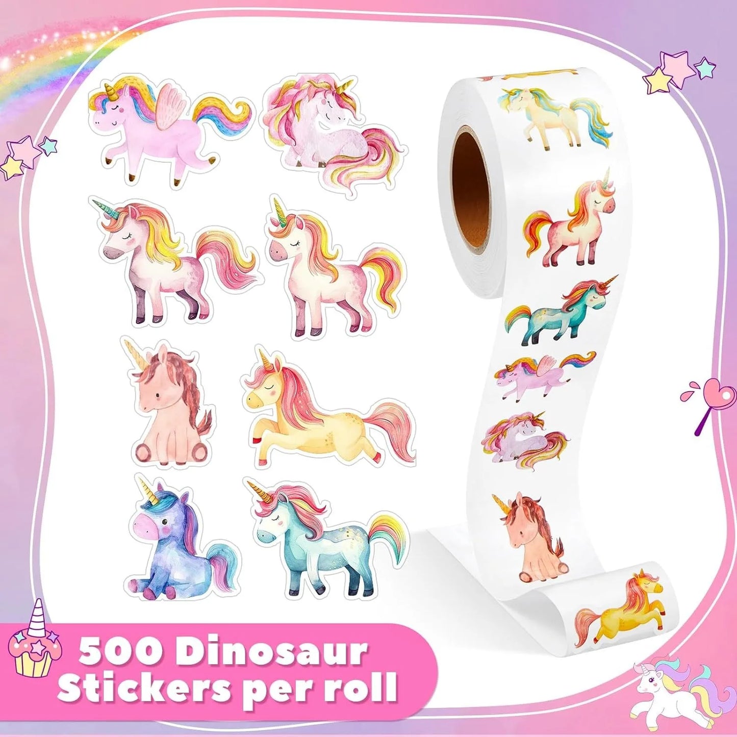 Klistermärken unicorn