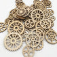 Wooden wheels in different sizes
