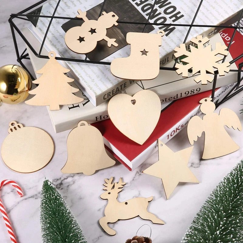 trä pyssel jul motiv