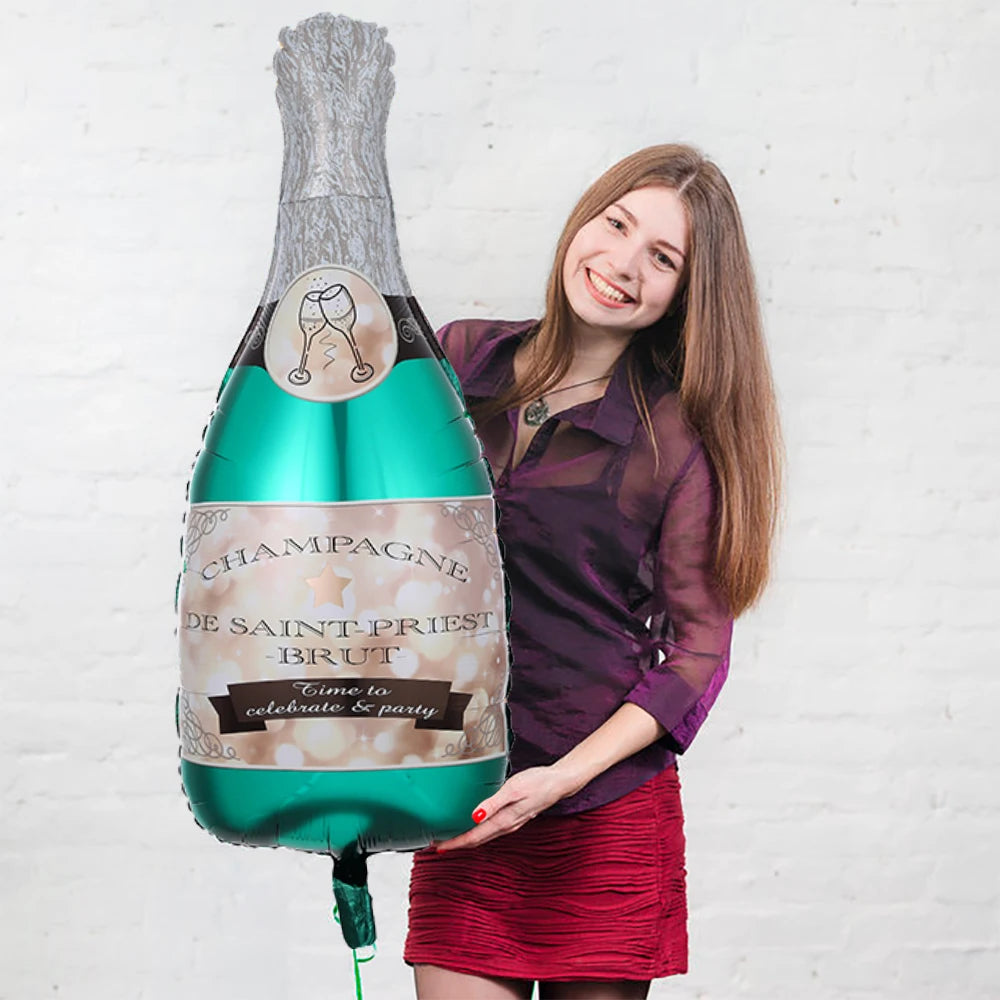 Stora Ballonger champagne flaskor