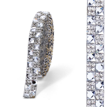 Strass tejp med strass plattor
