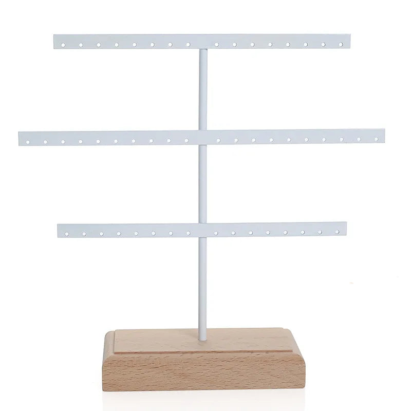 Jewelry stand in metal with 3 tiers earrings