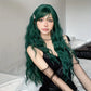 Wig with long wavy hair in 24 different color choices
