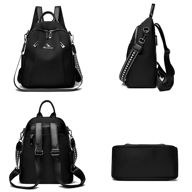 Designer ryggsäck svart/brun