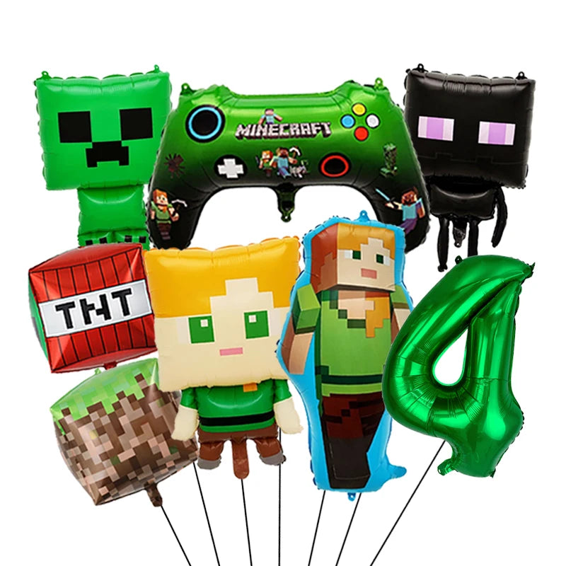 Kalas dekoration med Minecraft