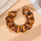 Curb chain armband