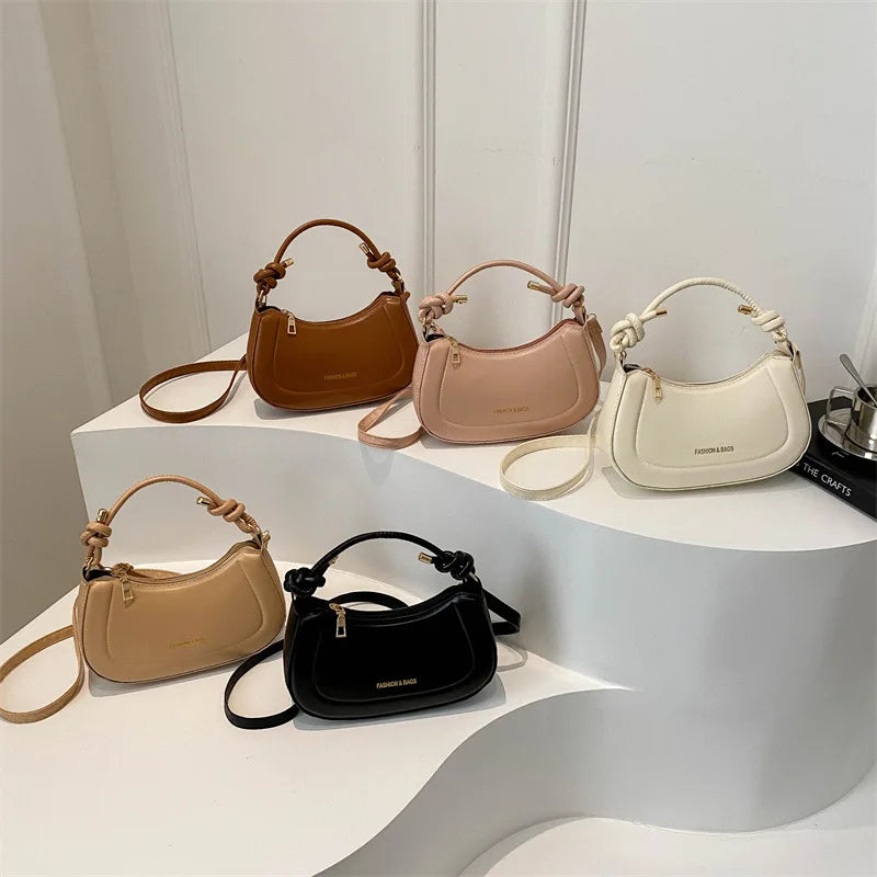 Trendy leather tote bag