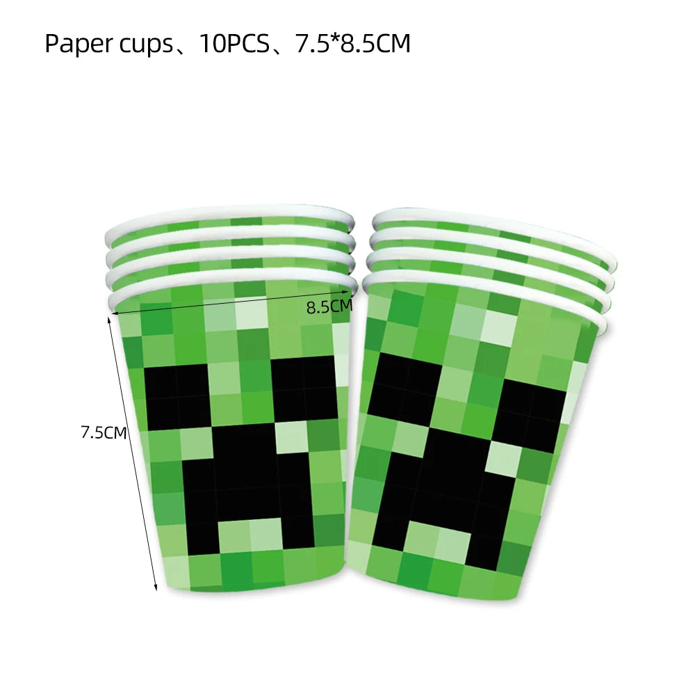 Kalas dekoration med Minecraft