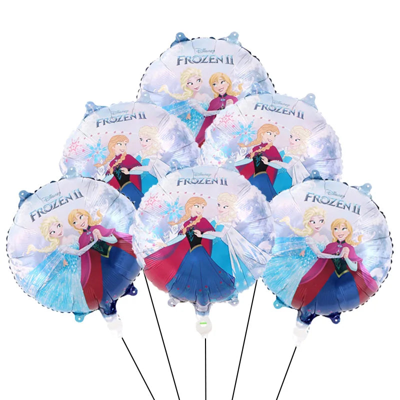 6st set Ballonger med Frost