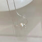 sterling silver necklace with pearl