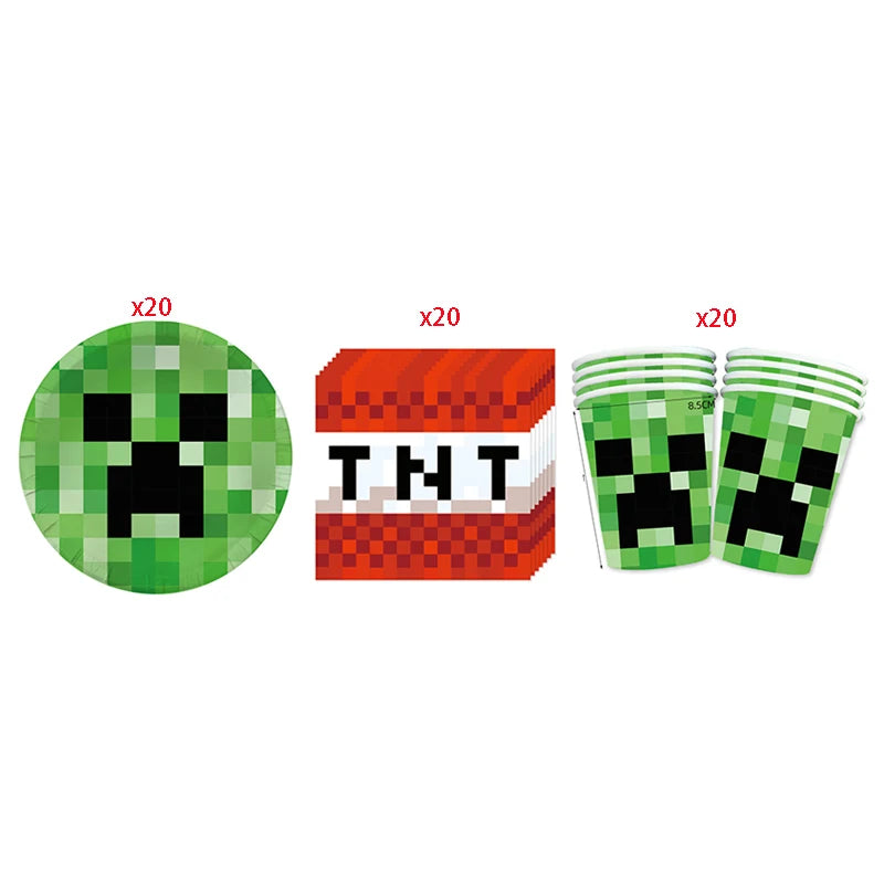 Kalas dekoration med Minecraft