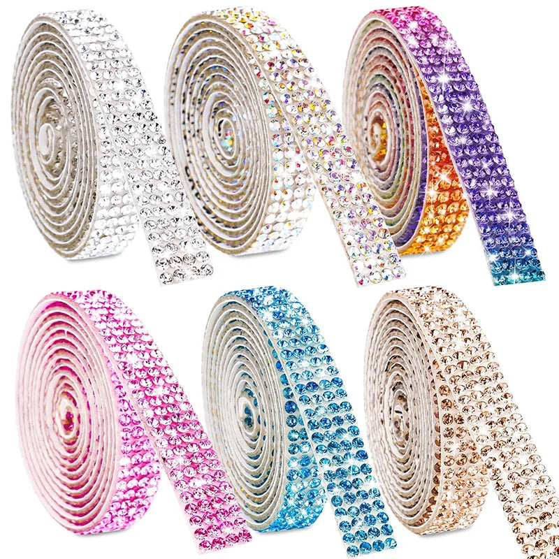 Strass tejp 18st olika färgval