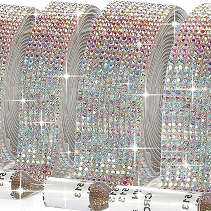 Strass tejp 18st olika färgval