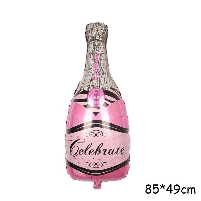 Stora Ballonger champagne flaskor