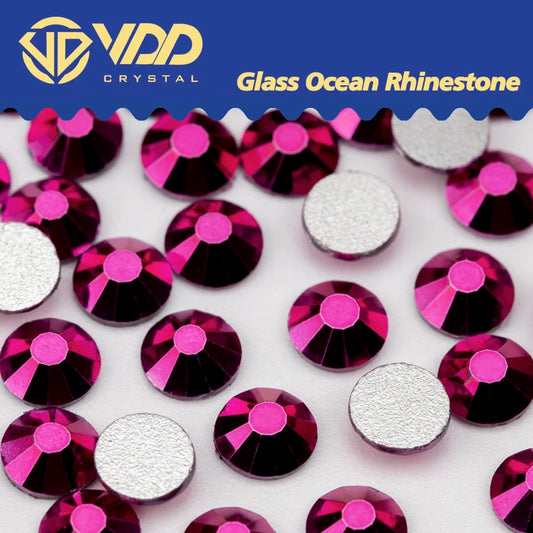 Strass stenar Metallic Fuschia