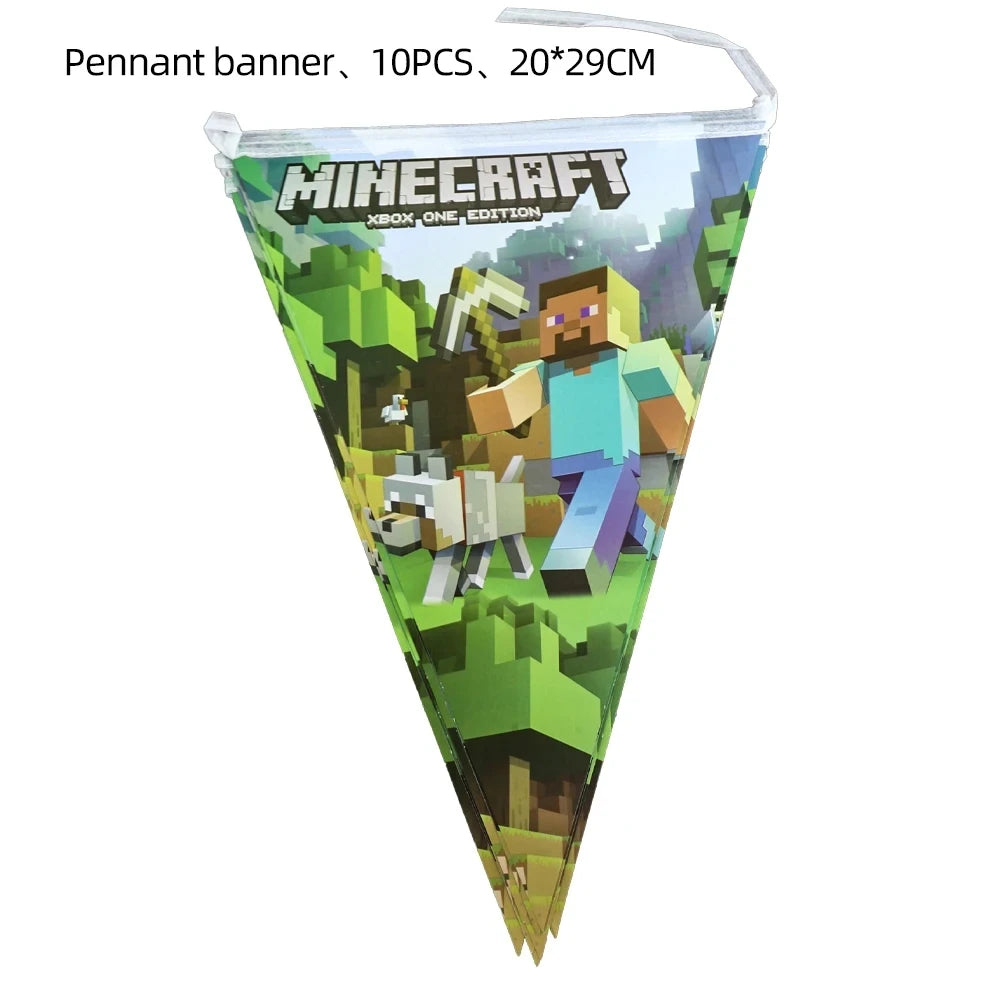 Kalas dekoration med Minecraft