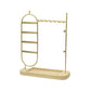 Metal jewelry stand for earrings and necklaces