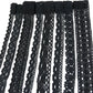 5 Meters black lace ribbon 