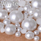 Halvrunda pearls vita/ivory 2-25mm