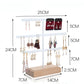 Jewelry stand in metal with 3 tiers earrings