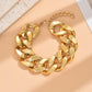 Curb chain armband