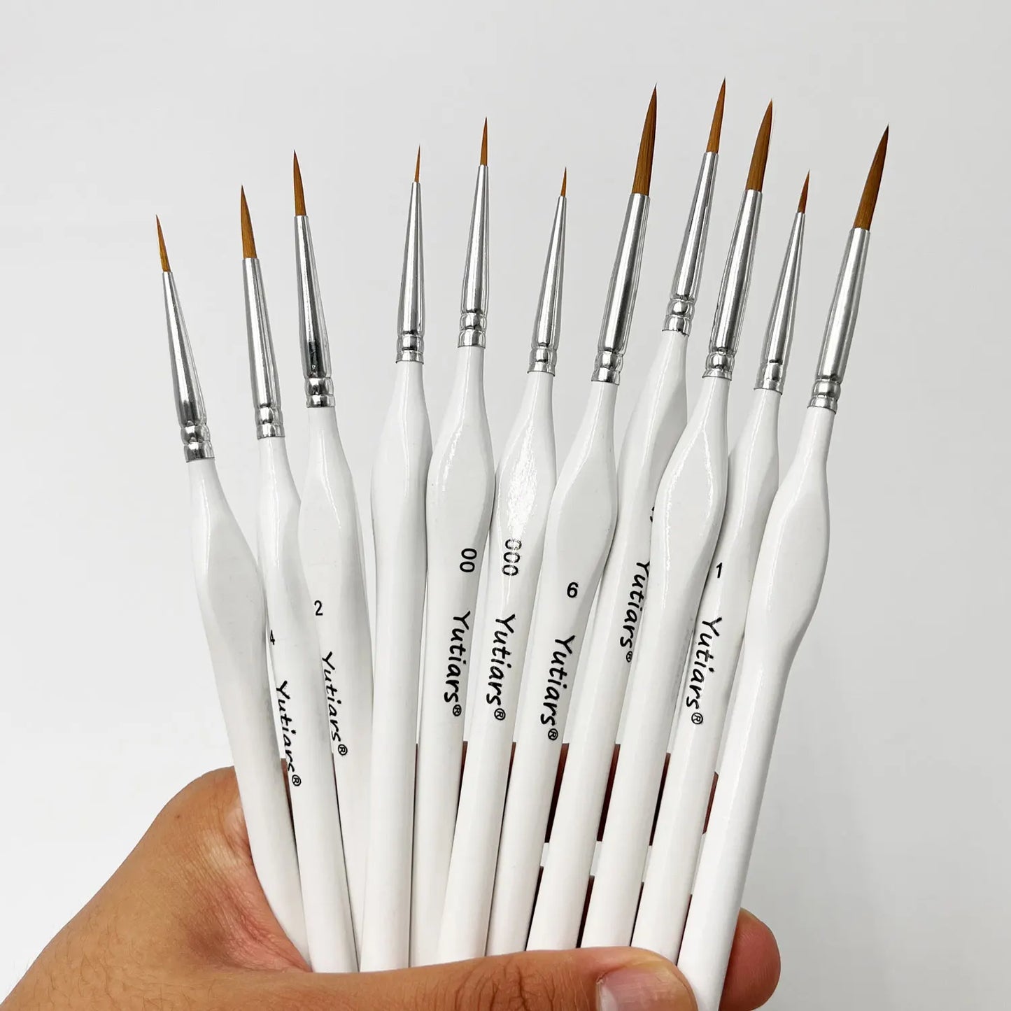 Brush set detail painting