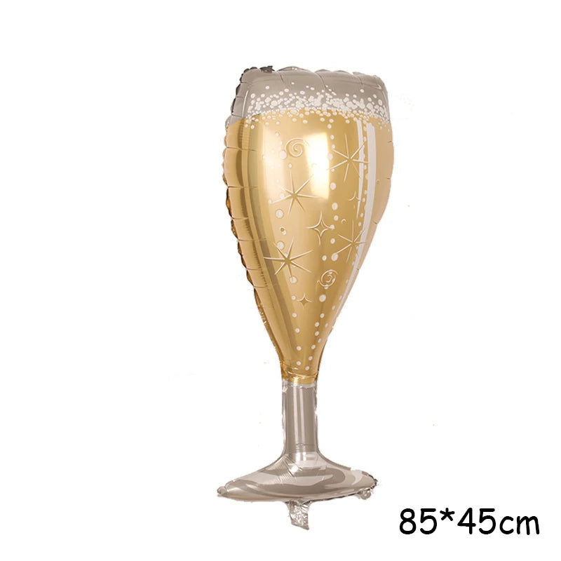 Stora Ballonger champagne flaskor