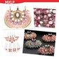 Strass stenar Resin olika Röd Rosa Nyanser