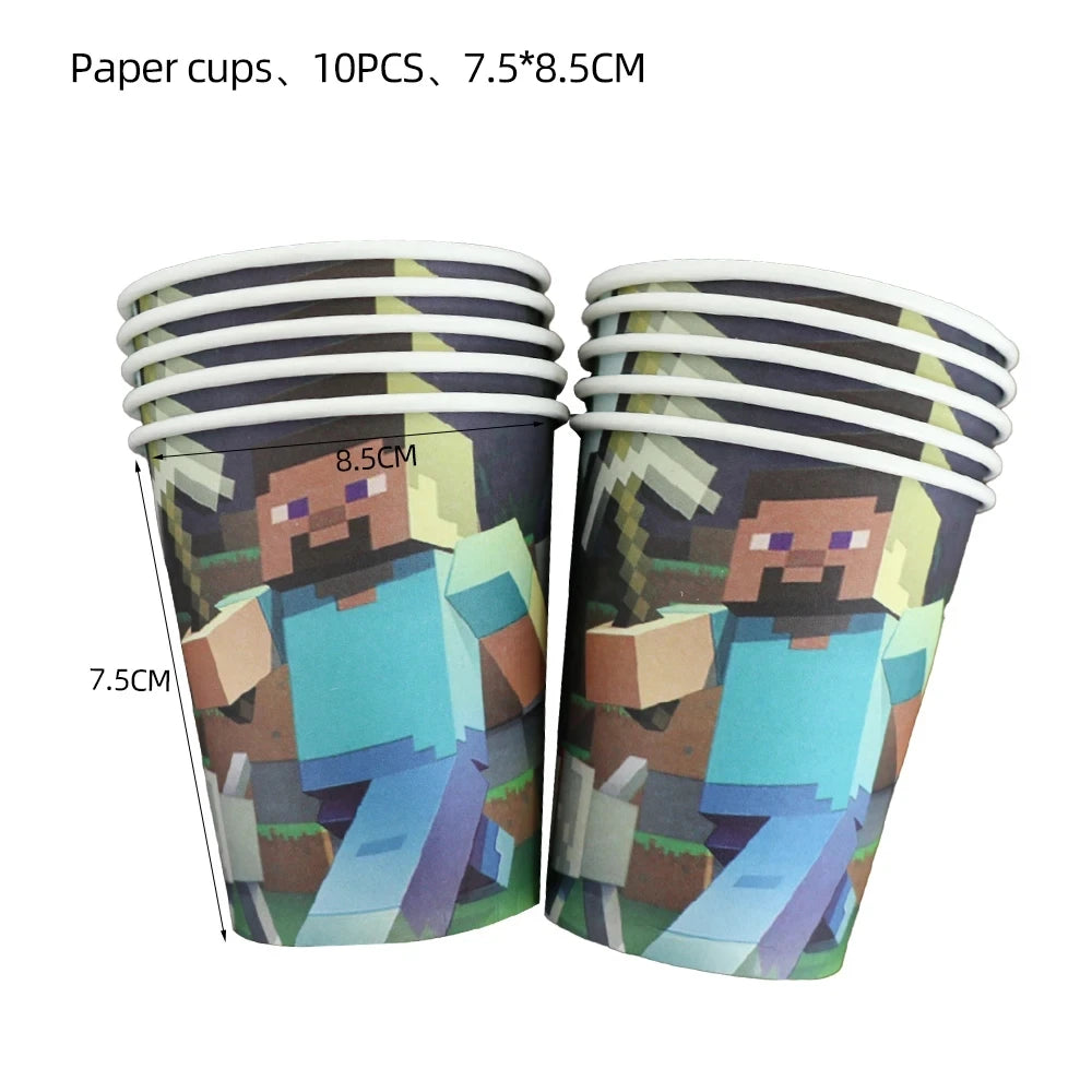 Kalas dekoration med Minecraft