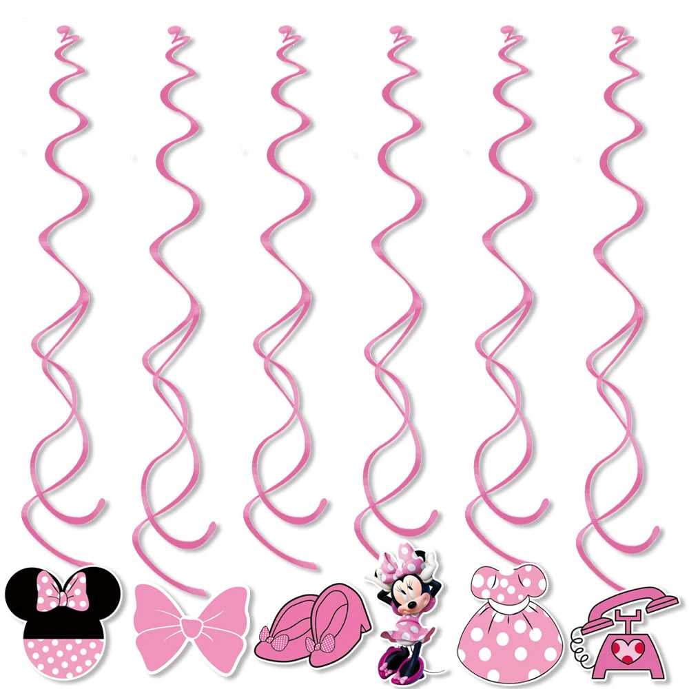 Kalas dekoration med Minnie pigg