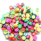 Pärlor frukt mix polymer lera