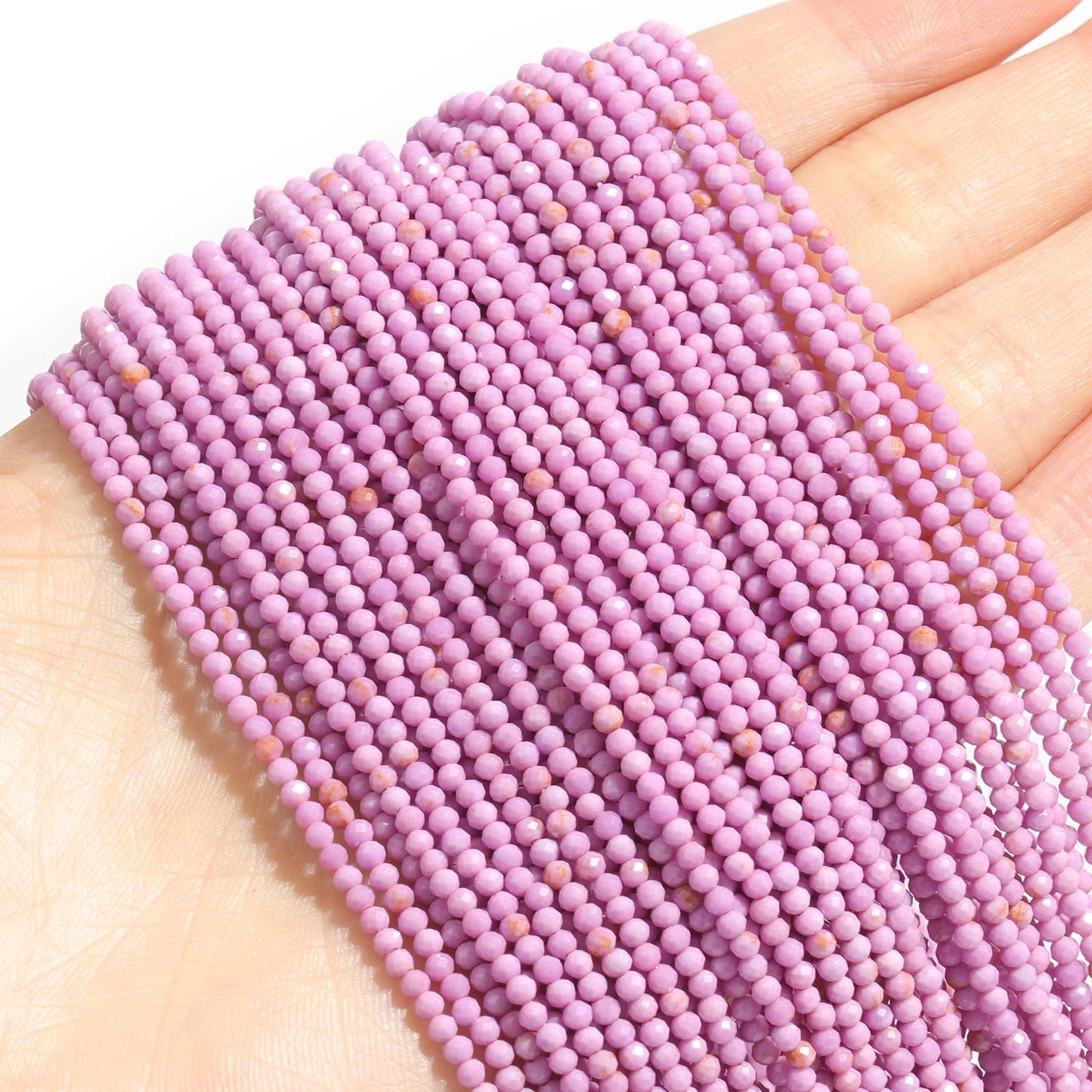 Olika små ädelsten pärlor 2-4mm