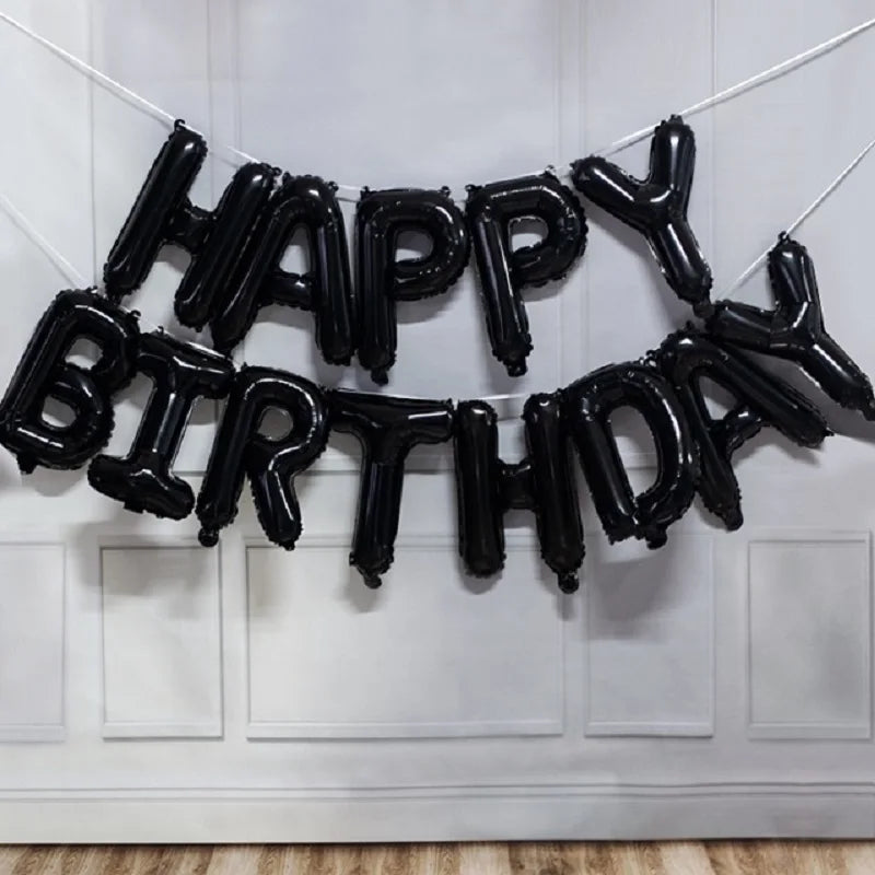 Ballong set med Happy Birthday