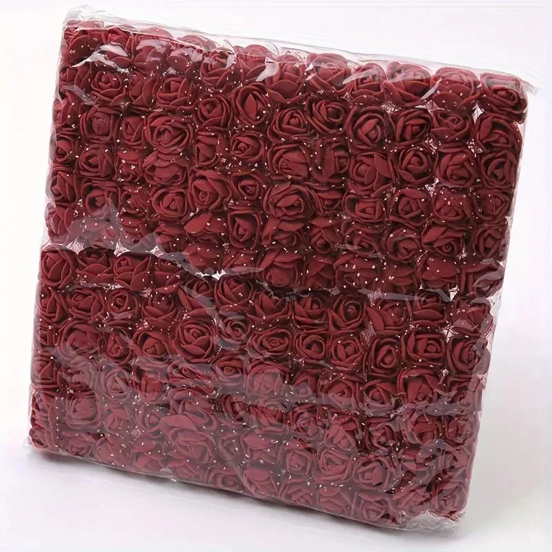 144 small foam roses