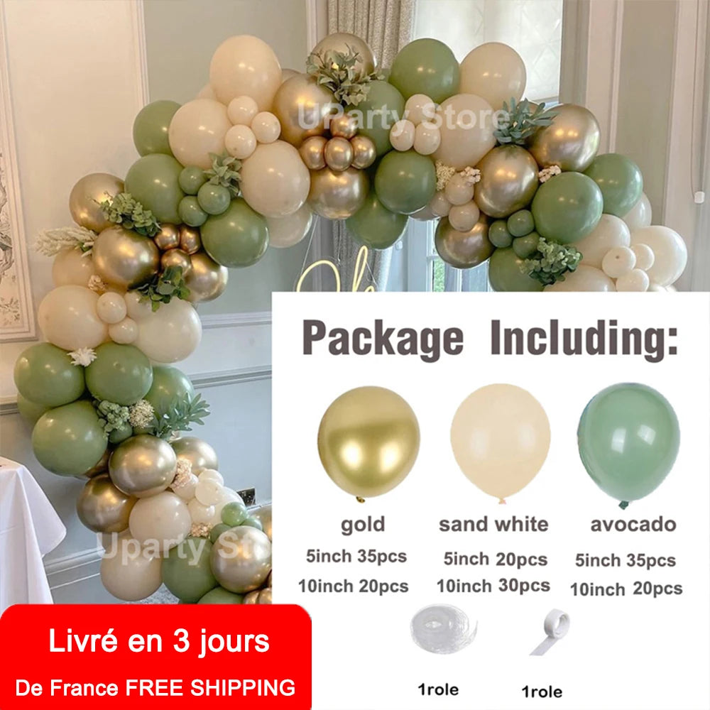 Mixade ballonger på 162st olika färger