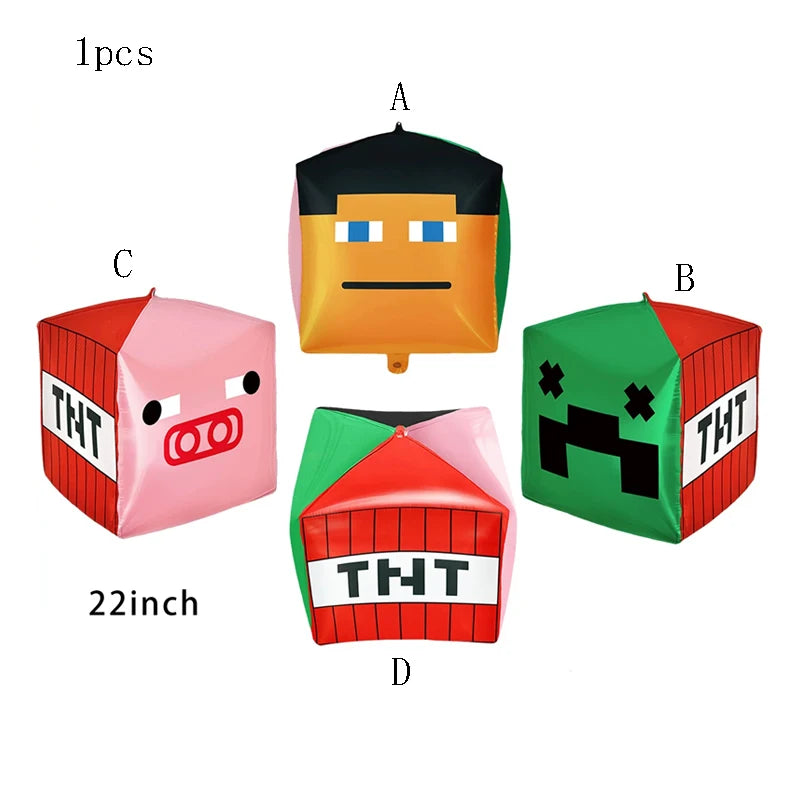 Kalas dekoration med Minecraft