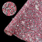 24x20cm sheet of rhinestone tape with triangular rhinestones