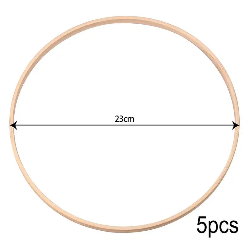 Bambu trä ringar