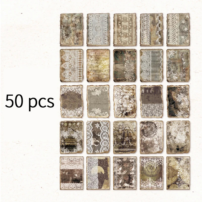 50st vintage scrapbooking papper