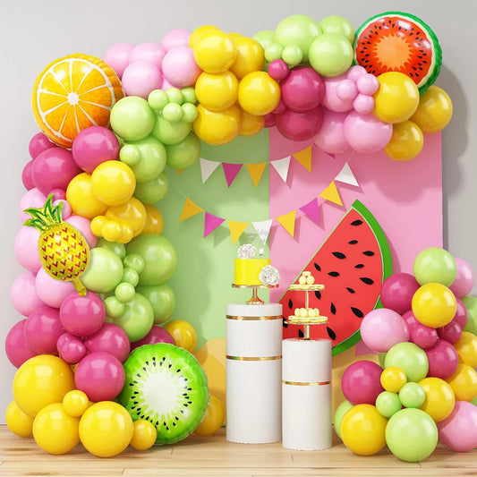 Ballong paket med frukt tema