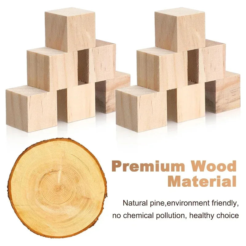 Wooden cubes 1.5cm 