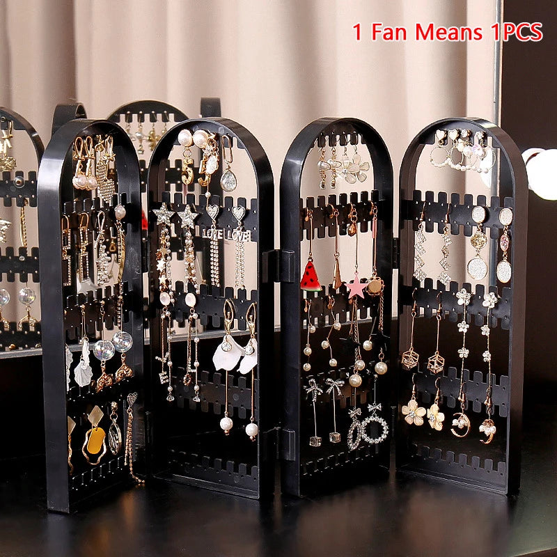 Foldable jewelry stand