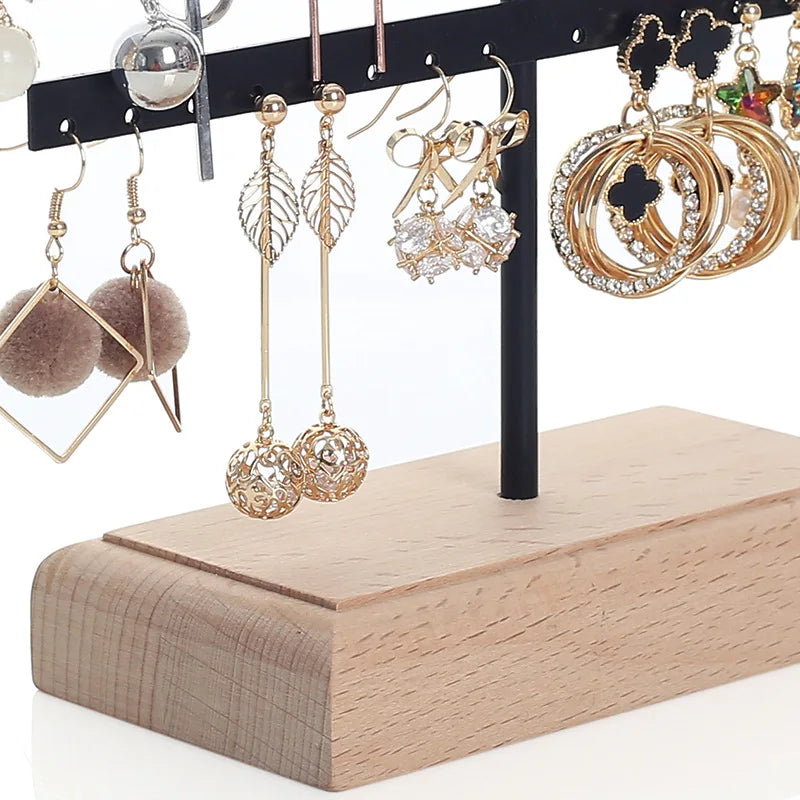 Jewelry stand in metal with 3 tiers earrings