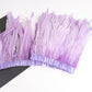 10 meters rooster feathers on ribbon