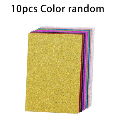 10-pack Glitter Foam papper