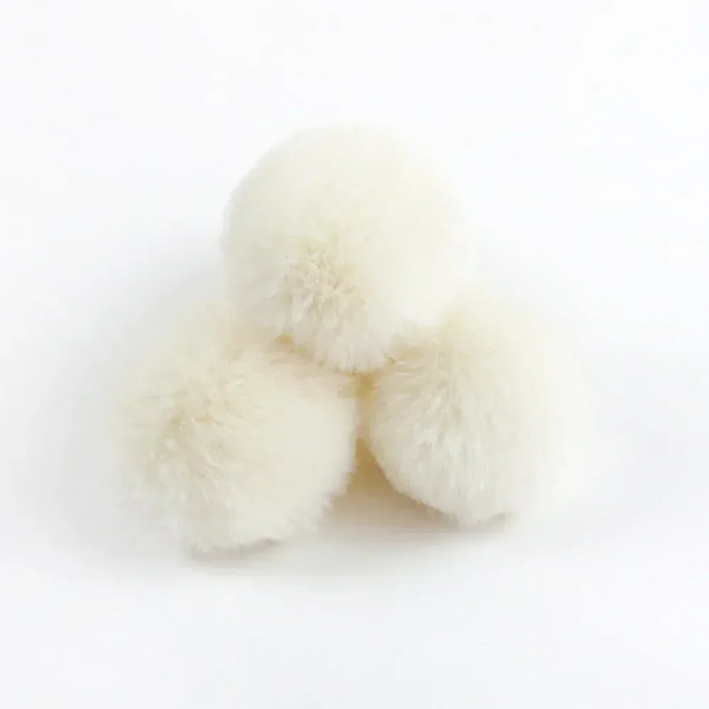 Pom-poms 5cm päls imitation
