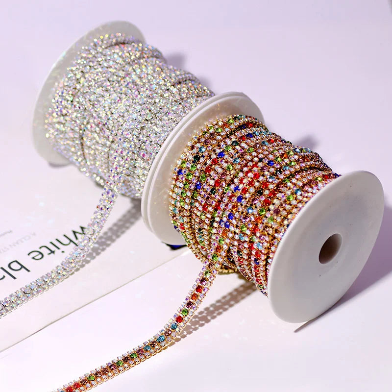 Bredare strass kedja