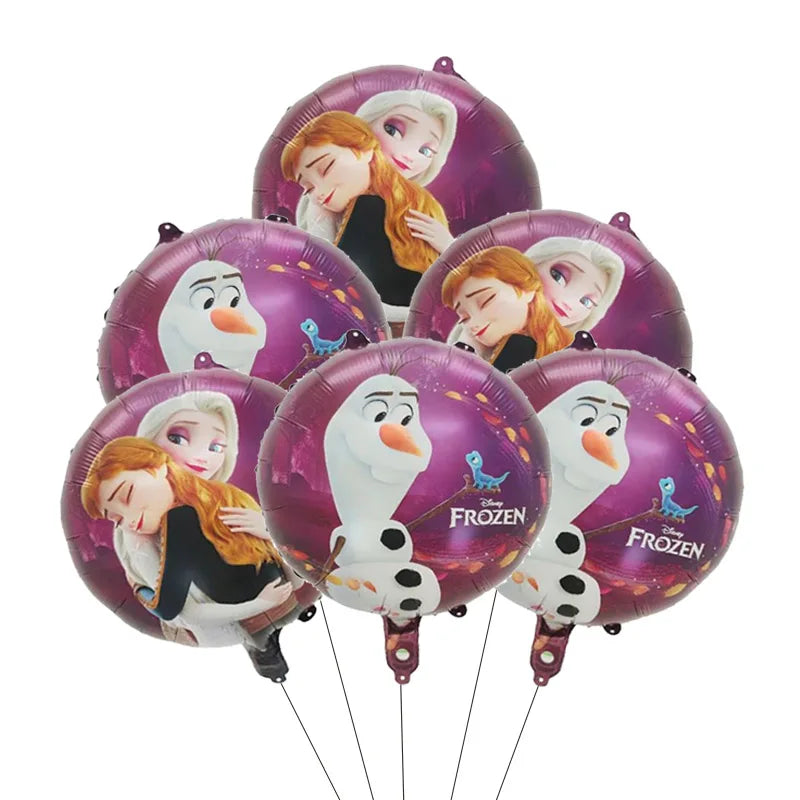 6st set Ballonger med Frost